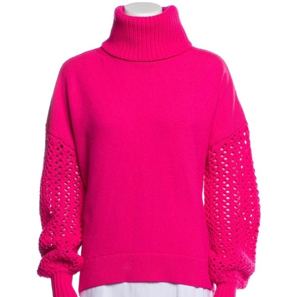 Alice + Olivia Pink Sweater, Small - Picture 1 of 5